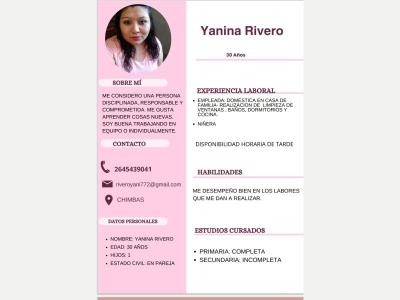  Busco trabajo en casa de familia. No hombres slo 