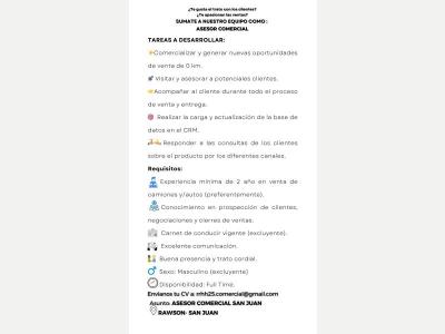  ASESOR COMERCIAL 