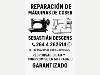 Oficios Serv. Art. del Hogar Máquinas de coser