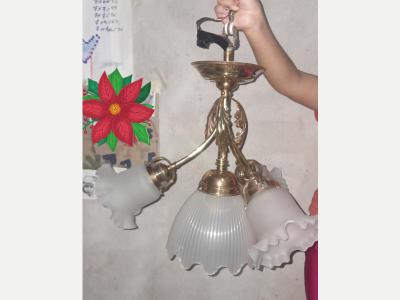 Muebles Antiguedades Vendo luces antiguas de puro bronce 