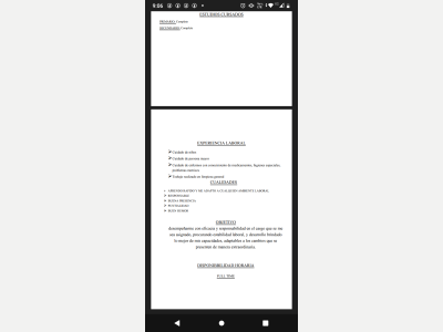  Busco empleo urgente 