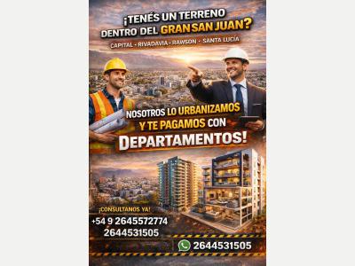 Alba�ileria Urbanizamos en el Gran San Juan - BD Emprendimientos 