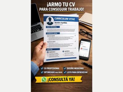 Varios Armado de CV profesional 
