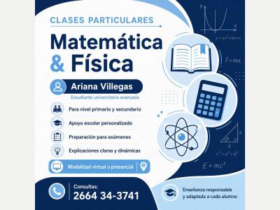Cursos varios Clases particulares de matem�ticas y f�sica 