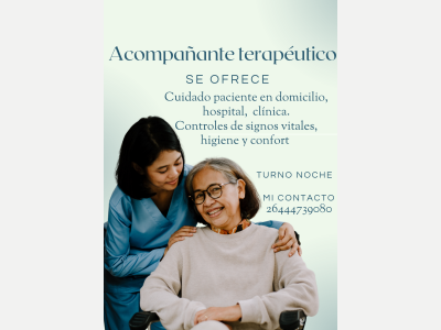 Psicologos Me ofrezco para el cuidado de paciente 