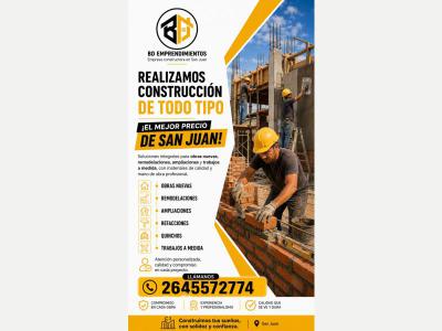 Alba�ileria Construcciones De Todo Tipo 