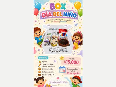 Desayunos Meriendas Box especial d�a del ni�o 