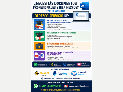 Cursos varios Servicios Profesionales Acad�micos y Documentales 
