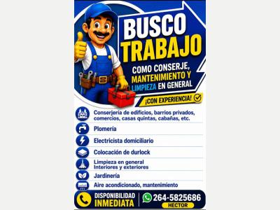 Me ofrezco para mantenimiento en general.. 