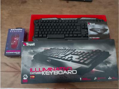 Informatica Combo Gamer Trust   Mouse Senon Gaming 