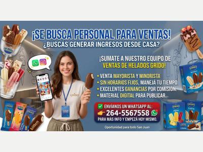 Pedidos Se buscan vendedores/as 