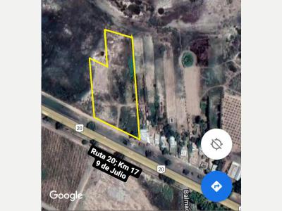 Terrenos Venta San Juan Hoy Vendo,Terreno sobre Ruta 20 km17 d