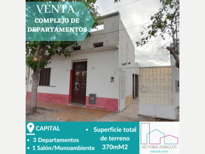 Departamentos Compra Venta San Juan Venta. Complejo De Departamentos De 1 Dorm. Capital