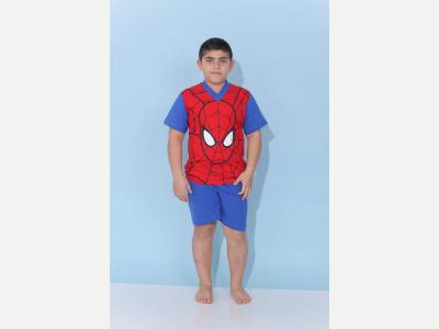 Moda Belleza Indumentaria Maxime Artículo 601 - Pijamas para Niños Jersey con Estampa Hombre Araña - Maxime Pijamas para Niños