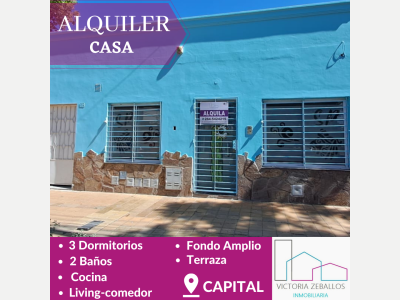Casas Alquiler San Juan ALQUILER DE IMPORTANTE CASA.CONCEPCIÓN
