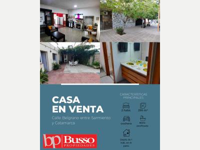 Casas Venta San Juan BUSSO Prop. VENDE Casa con departamento prximo al centro