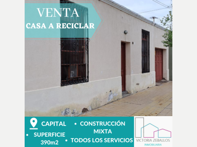 Casas Venta San Juan Venta de Casa a Reciclar. Capital