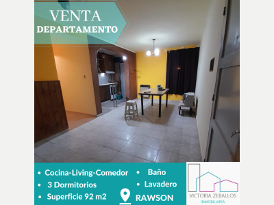 Departamentos Compra Venta San Juan Venta Departamento de 3 dormitorios. Rawson