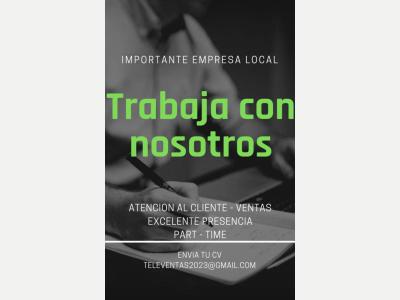 Ofertas de Trabajo en San Juan  ATENCION AL CLIENTE Y VENTA