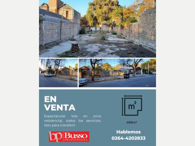 Terrenos Venta San Juan Busso Prop. VENDE Lote zona residencial, Capital