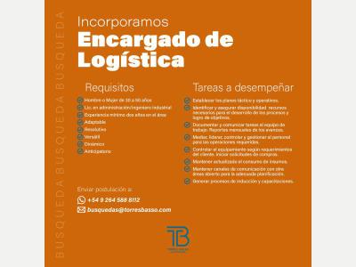Ofertas de Trabajo en San Juan Pedidos Encargado de Logstica