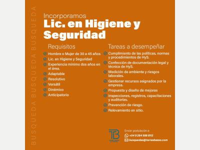  Lic. Higiene y Seguridad 