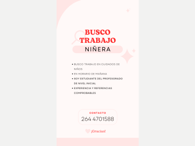  Busco TRABAJO 