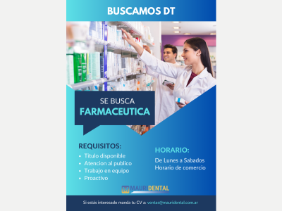 Ofertas de Trabajo en San Juan Pedidos Farmacutica