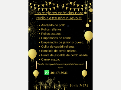 Catering Comidas para navidad y ao nuevo 