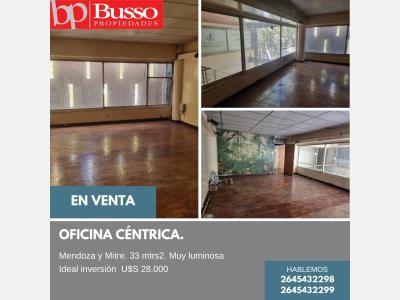 Salones y Oficinas Venta San Juan Busso Prop. VENDE oficina centrica