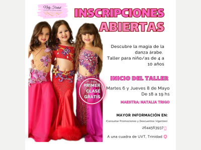 Busqueda de Trabajo  Taller de danzas rabes infantiles
