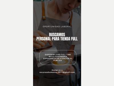 Ofertas de Trabajo en San Juan Pedidos Importante Empresa