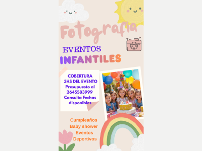 Fiestas Eventos Musica Iluminacion Fotografia Infantil