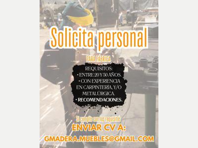 Ofertas de Trabajo en San Juan Pedidos Carpintero y Metalrgico