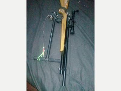 Camping Vendo aire comprimido pcp fox m22 6,35 con inflador sin mira 