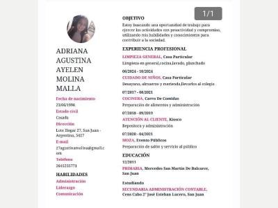  Busco trabajo urgente 