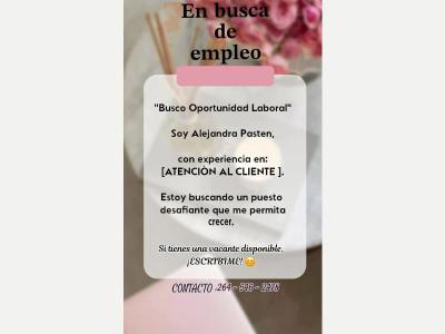  Busco Oportunidad Laboral 