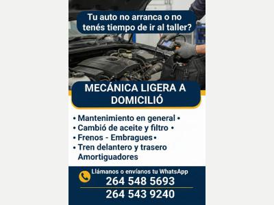  Servicios Varios Varios Mec�nico a domicilio