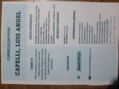  Hola estoy buscando trabajo urgente 