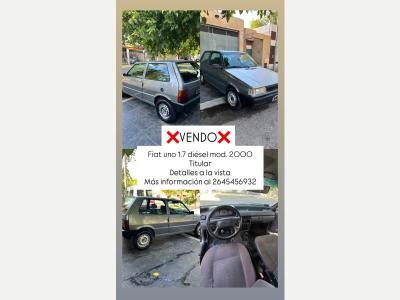 Fiat Uno 2000 Usado