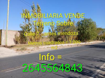 Fincas y Campos Venta San Juan Terreno Sobre Calle 7