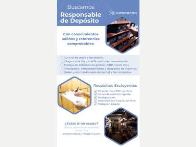  Encargado de dep�sito 