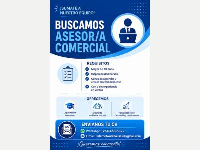  BUSCAMOS VENDEDORES 