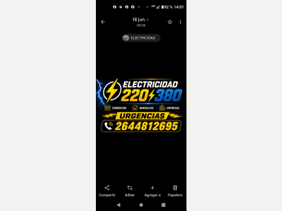 Electricista Electricidad 220/380 