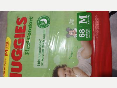 Varios Pa�ales huggies flexi comfort M x 68 u. 